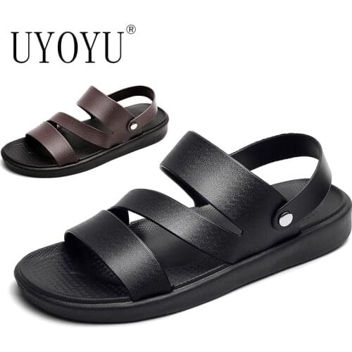 Men mens Shoes Casual Slip-on Clogs 2021 New Summer Hollow-out Water Sandals Breathable&light Slippers Flip-flops Big Size 39-45