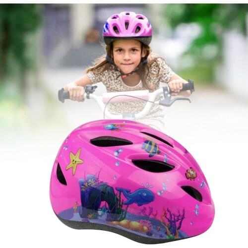 Safety Outdoor Riding Light Helmet Cycling Helmet Adjustable Strap Breathable PVC Shell Outdoor Sport Safety Helmet for Kids