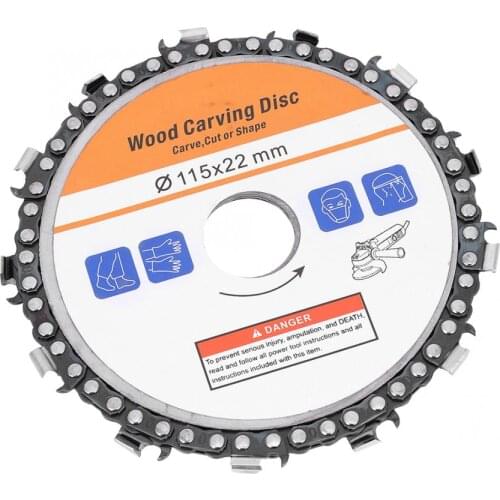 4.5 Inch Cutting Blade Angle Grinder Chain Saw Disc Woodworking Accessories for Wood Carving Cutting