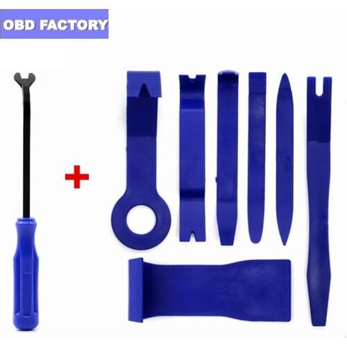 7PCS Car Repair Tool Door Clip Panel Trim Dashboard Removal Opening Tool Set Kit Auto Car Radio Panel Hard Plastic Interior
