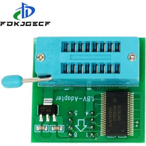 1.8V adapter for Iphone or motherboard 1.8V SPI Flash SOP8 DIP8 W25 MX25 use on programmers TL866CS TL866A EZP2010 EZP2013 CH341