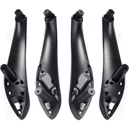 Car Accessories For-BMW 3 Series F30 316D 318D F31 320I 325D 11-19 Inner Doors Panel Handle Pull Trim Cover (Black)