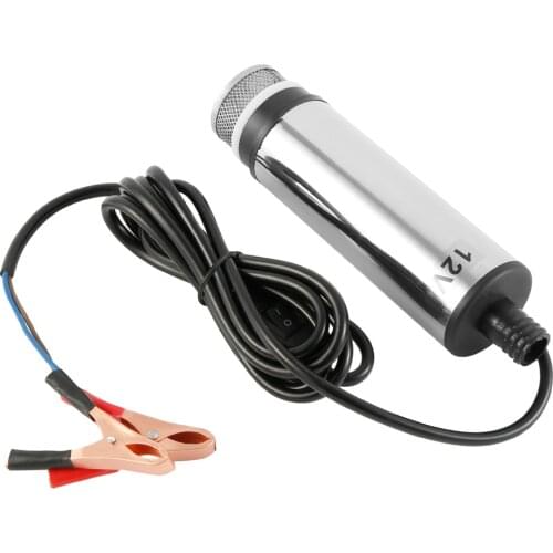 12V 51mm Electric Fuel Transfer Pump Water Oil Transfer Refueling Submersible Pump For Diesel Water Pump Car Motorbike