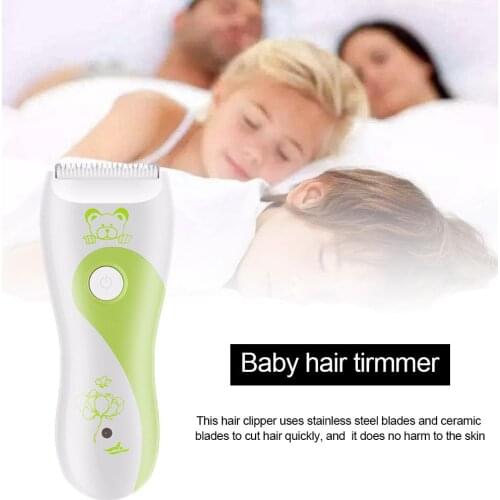 Electric Baby Hair Trimmer Hair Clipper Baby Hair Care Cutting Remover Rechargeable Quiet Kids Infant Women Pet Hair Shaver