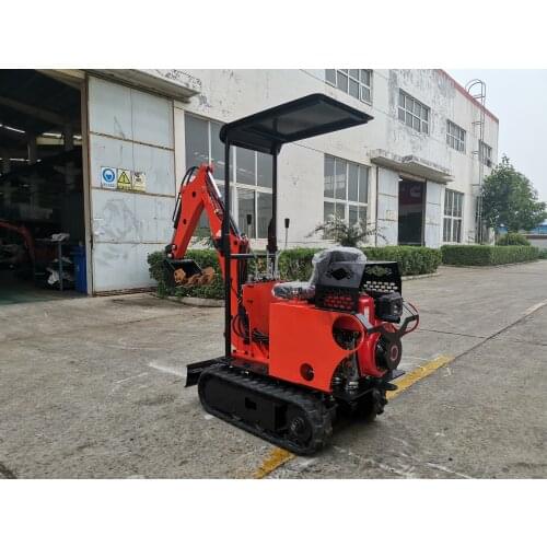 Mini Smaller 800kg Excavator Farm Garden using diggers with auger grabber attachments