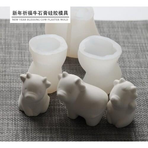 Praying Niu Niu Aromatherapy Gypsum Silicone Mould