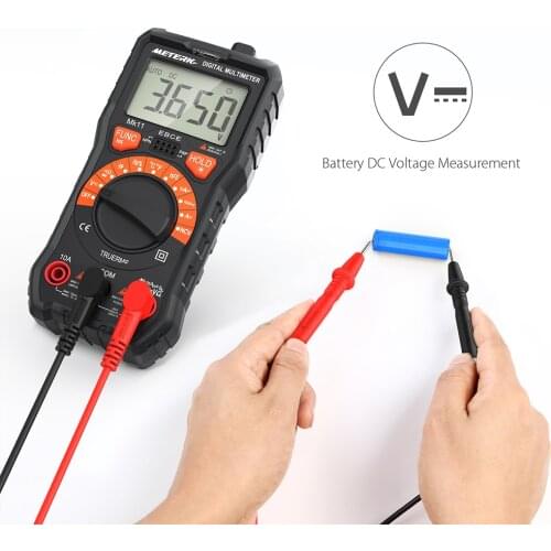Meterk Multimeter RMS Auto Ranging Non Contact Voltage Multi Meter Current Resistance Capacitance Frequency Temperature Tester