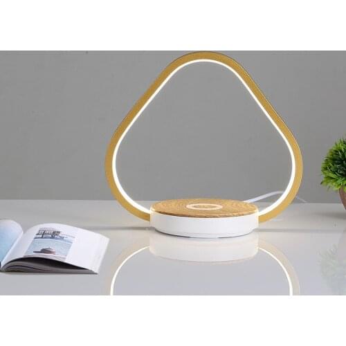 Desk lamp bedroom girls dormitory wireless charging small desk lamp learning dedicated remote control intelligent desk