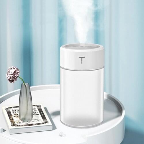 Portable Mini Humidifier with Night Light Super Quiet Humidifier for Bedroom Home Office CLH@8