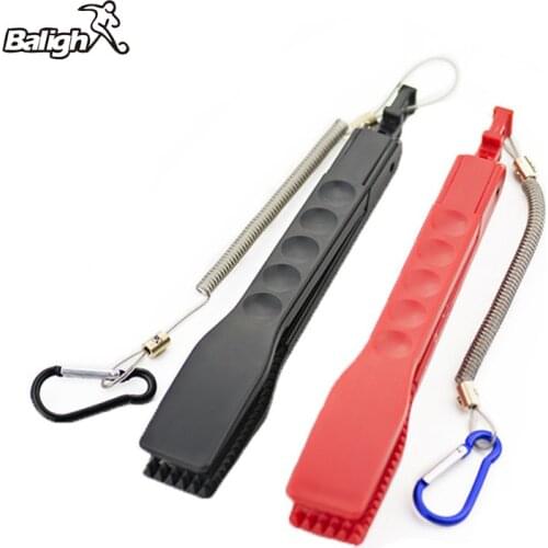 Balight Fishing Body Tongs Gripper Plastic Holder Switch Lock Fish Gripper Gear Fishing Tong Tools