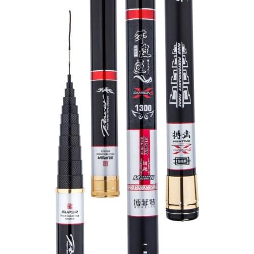 Super Hard Long Power Hand Rod River Lake Stream Pole Carp Fishing Rod High Carbon Ultra Light Pesca Spinning Rod Sea Ocean Olta