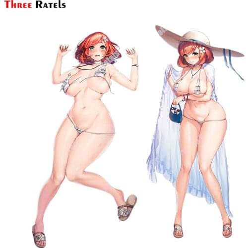 Three Ratels A412 A 6 Io Last Origin Sexy Cute Girl Decal Suitable For Washroom Mirror Car Cover Decor With Waterproof Protected