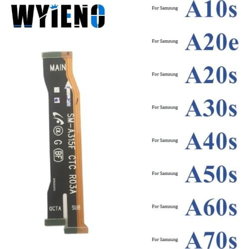 Wyieno Main Motherboard Board LCD Display Connect Flex Cable For Samsung Galaxy A10s A20e A20s A30s A40s A40s A50s A60s A70s