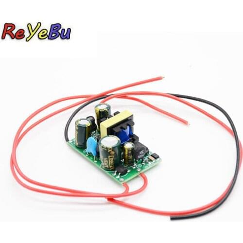 1Pce 5V 1A Switch Power Supply Module AC-DC Buck Module 5V 5W Constant Voltage Bare Board Power Supply with 20cm Wire