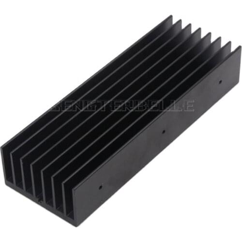 1pcs All Aluminum Heatsink for L15 Power Amplifier Audio Board Aluminum Cooling DIY Radiator 160*30*55MM