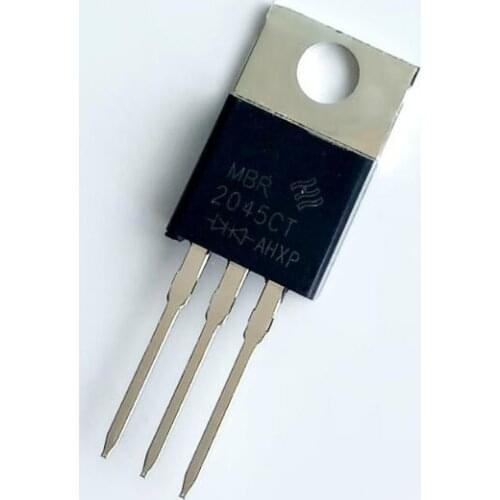 10pcs/lot MBR2045CT TO-220 20A / 45V Schottky Diode Rectifier