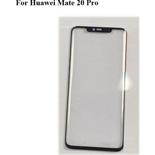 2PCS For Huawei Mate 20 Pro Mate20 pro Front LCD Glass Lens touchscreen Touch screen Panel Outer Screen Glass without flex
