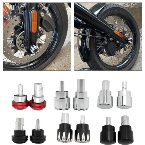 2 Pieces Front Axle Lid Nut Cover Cover lid Bolt For BMW R18 Classic R 18