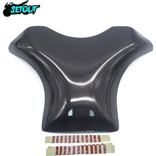 For Kawasaki Z650 2017 2018 2019 motorcycle accessories real carbon fiber fuel tank cover protective cover pad sticker