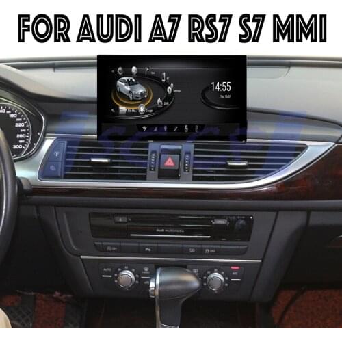 Car Stereo Audio Accessories Navigation GPS Navi Radio Lifting CarPlay With 360 BirdView For Audi A7 RS7 S7 4G8 TDi MMi LHD RHD