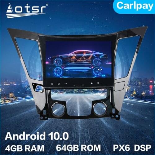 Aotsr Android 10.0 4+64G Car Radio GPS Navigation Car Stereo Video HD Multimedia Player For Hyundai SONATA I40 I45 DSP Carplay