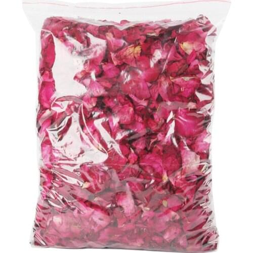 Free shipping dried rose petals red real flower natural rose petal 100g Bath Dry Flower Petal Spa Whitening Shower Aromatherapy