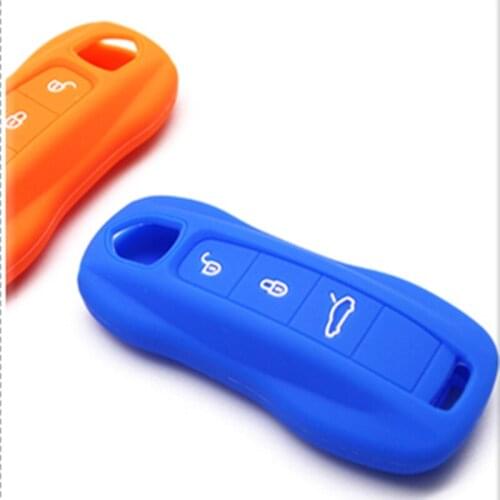 Car Key Case Fob Car Styling For Porsche Panamera 2017 Macan Cayman 911 Cayenne 2018 Remote Key Cover Protector Car Accessories