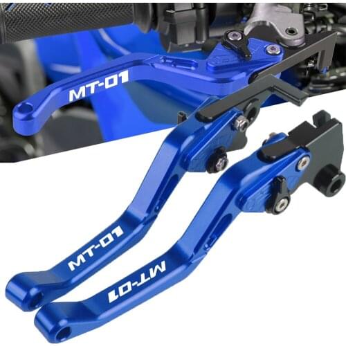 CNC Motorcycle Adjustable Brake Clutch Levers For YAMAHA MT 01 MT-01 MT01 2004-2009 2005 2006 2007 2008 Accessories