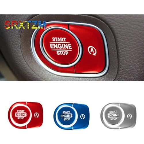 Car Start Button Decoration Cover Ignition Switch Protection Sticker For Mercedes Benz Gle Gls 350 450 W167 X167 Car Accessories