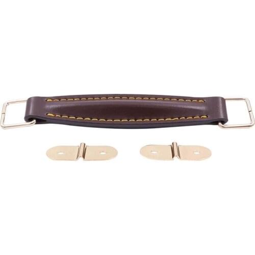 Amplifier Leather Handle Strap For Marshall AS50D AS100D Guitar AMP Speaker Cabinet(Brown)