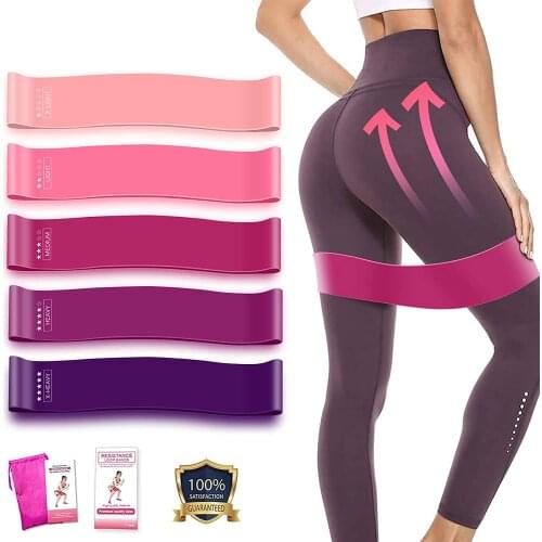 Training Fitness Exercise Gym Strength Resistance Loop Bands for Legs and Butt Pilates Sport Yoga Crossfit Workout Equipment
