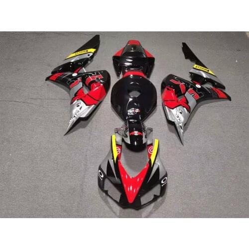 New ABS whole Motorcycle Fairings Kit Fit For Honda CBR 1000RR CBR1000RR 2006 2007 06 07 bodywork set Cool red black ZXMT