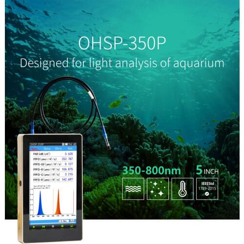 Optical Spectrum Analyzer OHSP350P Par Light Meter ppfd Measurement grow light full spectrometer