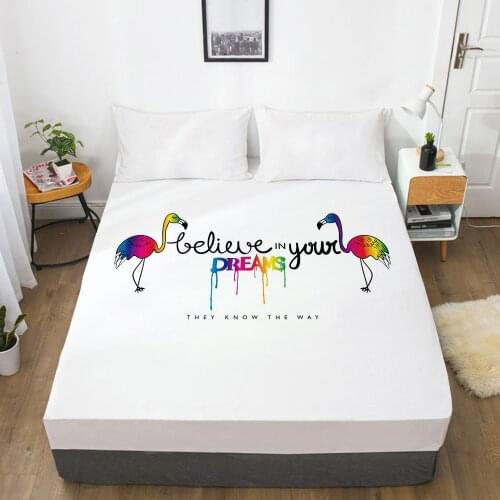 Fitted Sheets Mattress Cover With Elastic Band 3D Bed Sheet Linens 200x220 90x200 Bed Sheet Eiffel Tower Customize size design