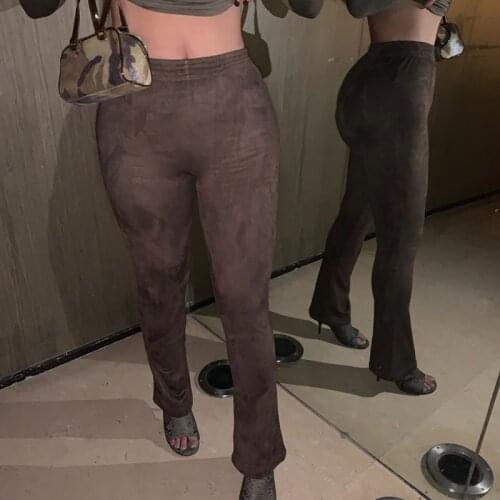 Женские цветные брюки SEXELANLAN China At AliExpress