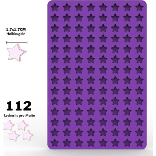 Silicone Baking Mold Mini Pentagonal Heart Shaped Fish Bone Dog Biscuit Snack Ice Lattice Chocolate Mold Kitchen Tool