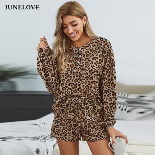 Women Gradient Color Printing Pajama Suits Long Sleeve Tops&Shorts Drawstring Short Loose 2 Piece Suit Leisure Home Clothing Set