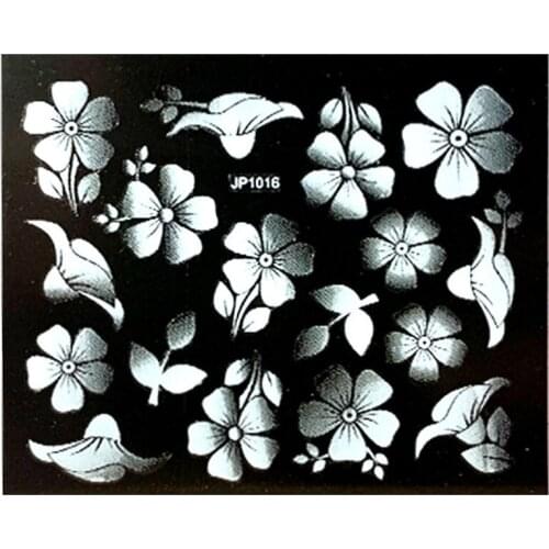 1PC 3D Nails Stickers Multi-color Butterfly Flower Snowflake Maple Leaf Stickers for Manicure DIY Stickers for Manicure