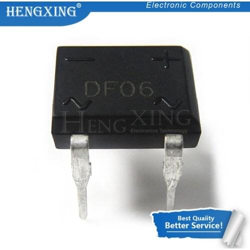 10pcs/Lot DF06M DF06 DIP-4 1A 600V Bridge rectifier bridge In Stock