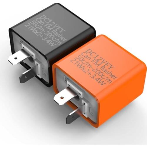 12V 2 Pin LED Flasher Frequency Relay Turn Signal Indicator Motorcycle Motorbike Fix Motorcycle Flasher Multiple Protection Safe