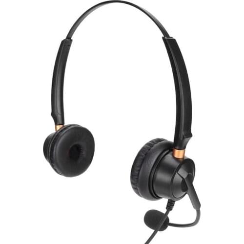 Audifono auriculares Business Headset 2.5mm Business Headset Hands‑Free Telephone Headset with Noise Canceling Mic and