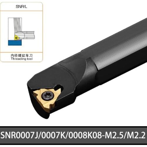 CNC Internal Thread Tool Holder SNR SNR0007J08-M2.5 SNR0007K08 SNR0008K08 For Carbide Inserts Turning Tool Holder Set