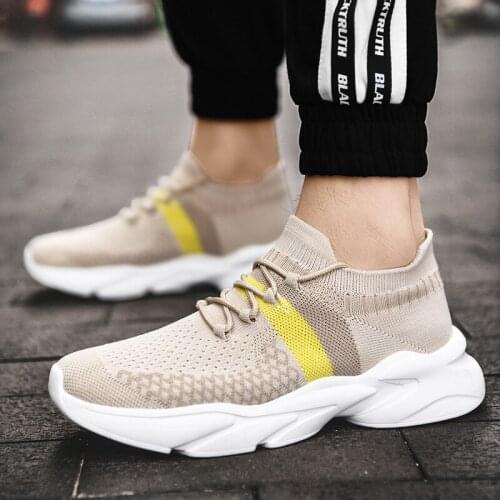 Men 2021 New Fashion Shoes Male Sneakers Lace_up Casual Shoes Lightweight Breathable Man Walk Run Tennis Comfortable Shoe 45