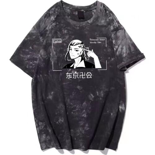 Tokyo Avengers T-Shirt Summer Harajuku Draken Clothes Summer Short Sleeve