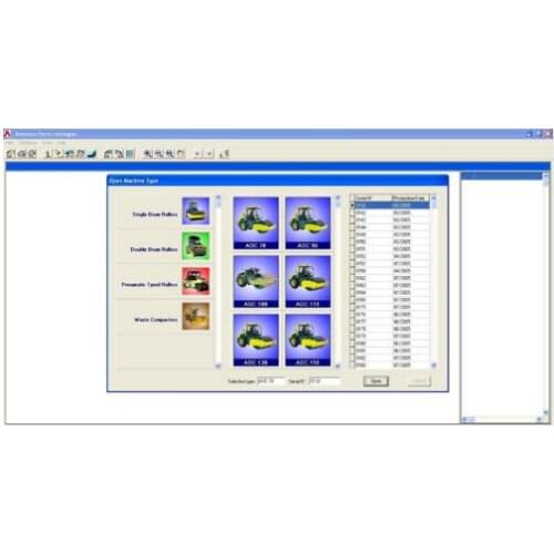 AMMANN Road Rollers Spare Parts Catalog