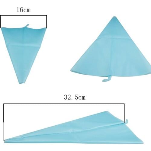 Small Size Reusable Silicone Reusable Cake Icing Piping Cream Bag Decorating Supplies Fondant Tools Decor