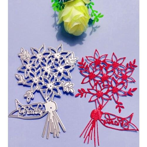 A bunch of flowers Metal Cutting Dies for DIY Scrapbooking Album Paper Cards Decorative Crafts Embossing Die Cuts