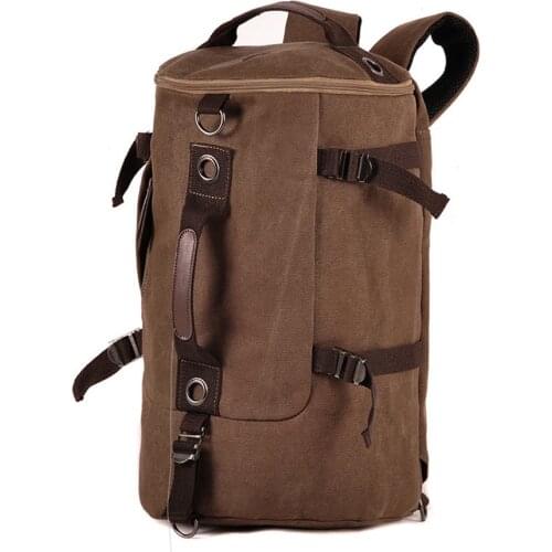 2016 New Fashion Canvas Mens Travel bag Luggage Bag Travel Backpack canvas mens Duffle bag overnight weekend bag Shoulder Tote