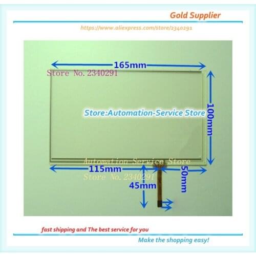 New 7 Inch Touch Screen Navigation System For GPS Video Touchpad 165*100 Anti Cable