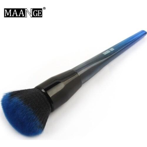 Single starry round head powder brush plating high grade blush brush portable beauty tool 11.11 makeup blush brush